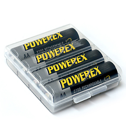 Powerex  2700mAh NIMH Rechargeable Batteries 4pcs
